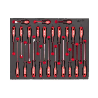 158256-mi4932479830-2-sroubovaky-milwaukee-tri-lobe-v-penove-podlozce-ph-pz-sl-a-torx-sada-23-dilu