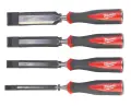Plochá dláta 6 ÷ 25 mm Milwaukee 4932479897, dvousložková rukojeť (Sada 4 díly) (MI4932479897)
