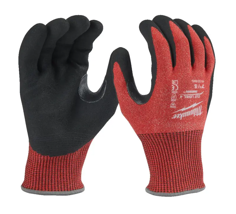 Pracovní rukavice Milwaukee CUT, ochrana proti proříznutí D, velikost 7 (S), 1 pár, 4932479911