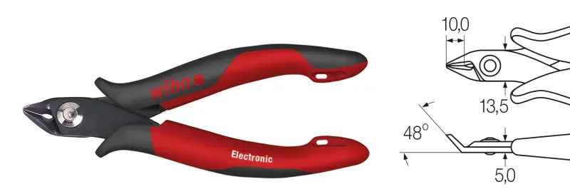 WIHA Z 46 0 138 03SB-Elek.-Schrägschn.,48°abg.Schn (WIHA27398)