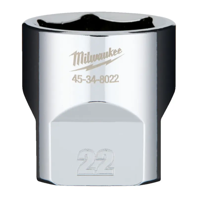 Hlavice FOUR FLAT™ 3/8" 22 mm Milwaukee 4932479998 (MI4932479998)