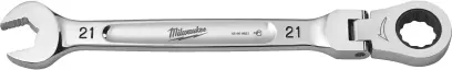 Ráčnový očkoplochý klíč Milwaukee MAX BITE s kloubem 21 mm, 4932480194 (MI4932480194)