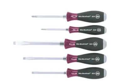 šroubováky MicroFinish PL+PH WIHA 5533MF 5 dílů (WIHA29138)