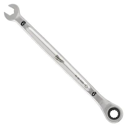 Račňový očkoplochý kľúč Milwaukee 6 mm MAX BITE, rovný, 4932480209