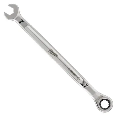 Račňový očkoplochý kľúč Milwaukee 7 mm MAX BITE, rovný, 4932480210
