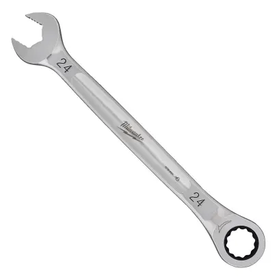 Račňový očkoplochý kľúč Milwaukee 24 mm MAX BITE, rovný, 4932480211