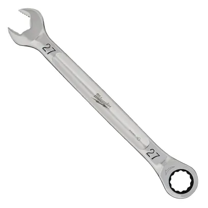 Račňový očkoplochý kľúč Milwaukee 27 mm MAX BITE, rovný, 4932480213