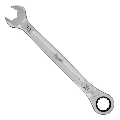Račňový očkoplochý kľúč Milwaukee 30 mm MAX BITE, rovný, 4932480214