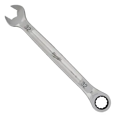 Račňový očkoplochý kľúč Milwaukee 32 mm MAX BITE, rovný, 4932480215