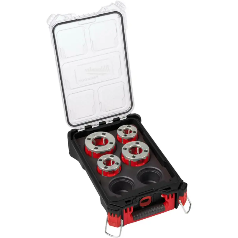 Sada slitinových hlav Milwaukee FPT114HK BSPT k závitořezu M18 FPT114, PACKOUT, 4932480250 (MI4932480250)