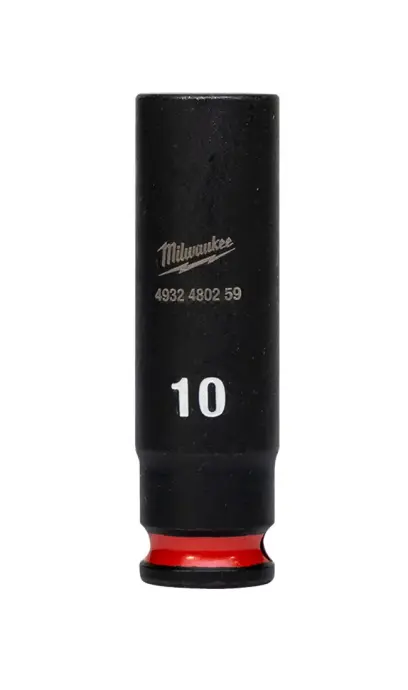 Priemyselná hlavica Shockwave 1/4" 10 mm Milwaukee 4932480259, dlouhá (MI4932480259)