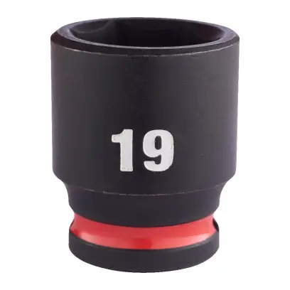 Průmyslová hlavice SHOCKWAVE™ IMPACT DUTY 3/8" 19 mm Milwaukee 4932480276, krátká (MI4932480276)