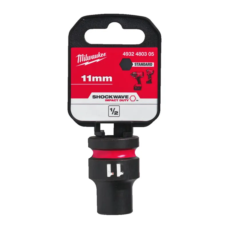 Nástrčná hlavice 1/2" Milwaukee Shockwave™ Impact Duty 11 mm, rázová, krátká (MI4932480305)