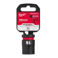 Nástrčná hlavice 1/2" Milwaukee Shockwave™ Impact Duty 16 mm, rázová, krátká (MI4932480310)