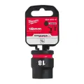 Nástrčná hlavice 1/2" Milwaukee Shockwave™ Impact Duty 18 mm, rázová, krátká (MI4932480312)
