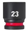 Nástrčná hlavice 1/2" Milwaukee Shockwave™ Impact Duty 23 mm, rázová, krátká (MI4932480317)