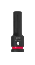 Nástrčná hlavica 1/2" Milwaukee Shockwave™ Impact Duty 9 mm, rázová, predĺžená (MI4932480327)