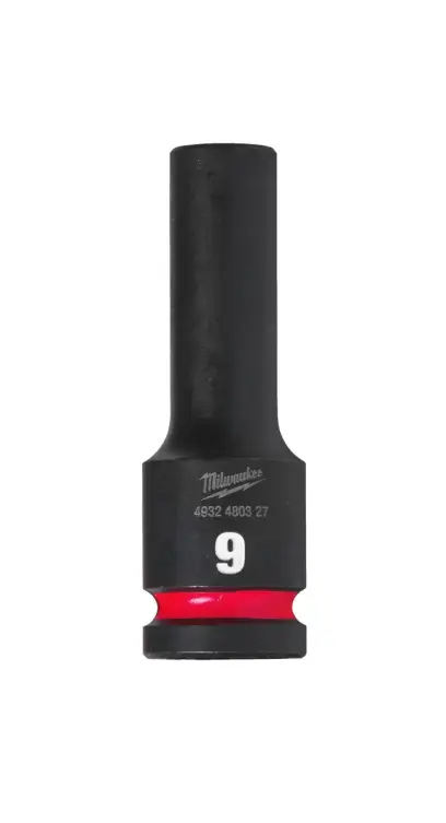 Nástrčná hlavica 1/2" Milwaukee Shockwave™ Impact Duty 9 mm, rázová, predĺžená (MI4932480327)