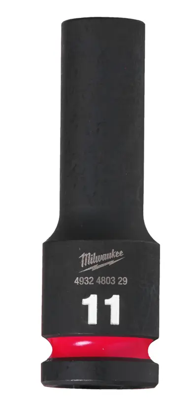 Nástrčná hlavice 1/2" Milwaukee Shockwave™ Impact Duty 11 mm, rázová, prodloužená (MI4932480329)