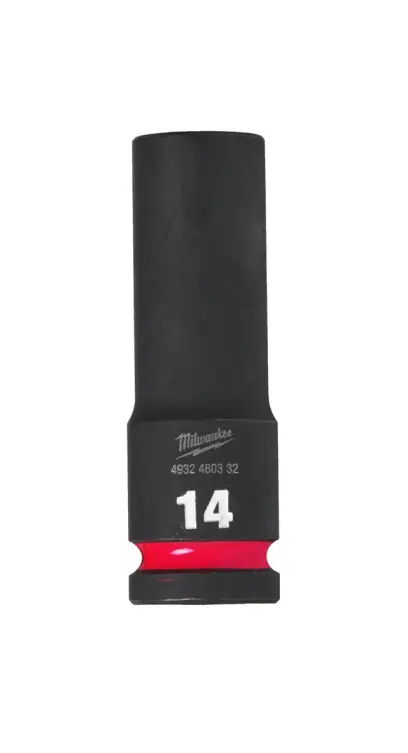 Nástrčná hlavica 1/2" Milwaukee Shockwave™ Impact Duty 14 mm, rázová, predĺžená (MI4932480332)