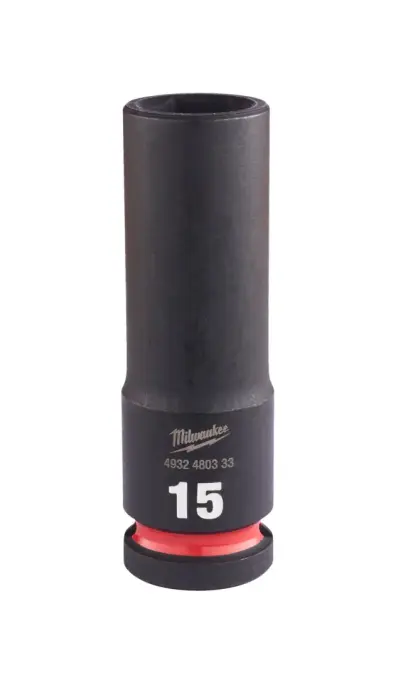 Nástrčná hlavica 1/2" Milwaukee Shockwave™ Impact Duty 15 mm, rázová, predĺžená (MI4932480333)