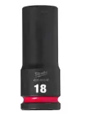 Nástrčná hlavice 1/2" Milwaukee Shockwave™ Impact Duty 18 mm, rázová, prodloužená (MI4932480336)