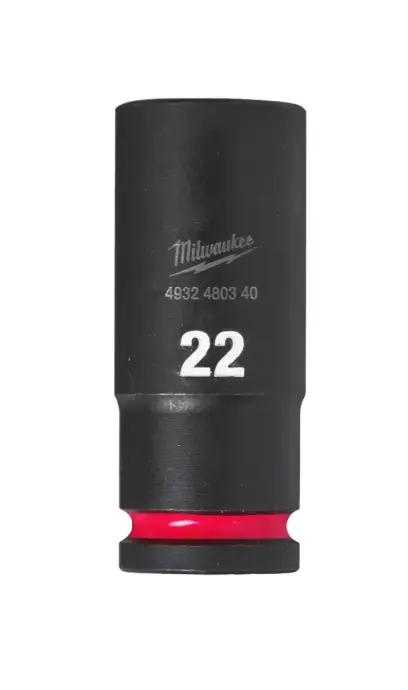 Nástrčná hlavica 1/2" Milwaukee Shockwave™ Impact Duty 22 mm, rázová, predĺžená (MI4932480340)
