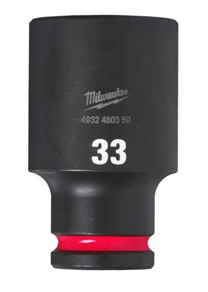 Nástrčná hlavice 1/2" Milwaukee Shockwave™ Impact Duty 33 mm, rázová, prodloužená (MI4932480350)
