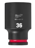 Nástrčná hlavice 1/2" Milwaukee Shockwave™ Impact Duty 36 mm, rázová, prodloužená (MI4932480351)
