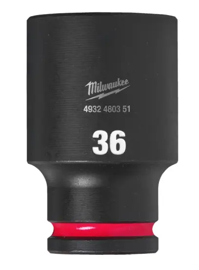 Nástrčná hlavice 1/2" Milwaukee Shockwave™ Impact Duty 36 mm, rázová, prodloužená (MI4932480351)