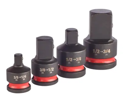 Průmyslové hlavice Milwaukee Shockwave 1/2" HEX adapér set (4 ks) (MI4932480356)