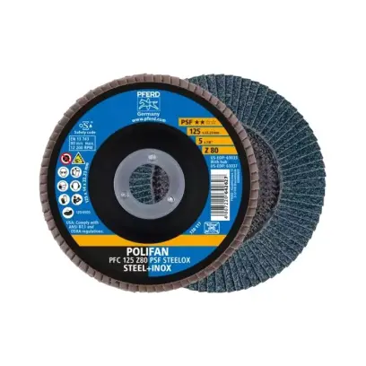 Lamelový brúsny kotúč Pferd PFC 125 Z 80 PSF/22,23 PSF ZIRKON (PF4007220377338)