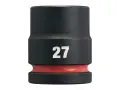 Průmyslová hlavice Milwaukee Shockwave™ Impact Duty 3/4" HEX 27 mm, krátká (MI4932480367)