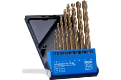 Univerzálne vrtáky pr. 1 ÷ 10 mm Pferd SET DIN338 HSSG N 1-10 INOX 10TLG (Sada 10 dielov) (PF4007220413739)