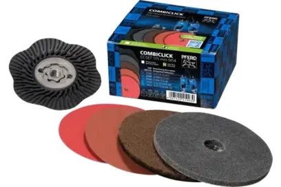 Súprava COMBICLICK CC-SET 115 M14 Gpriemer 115mm M14 G pre hrubé opracovanie uhlovou brúskou (PF4007220419915)