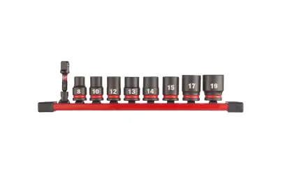 Priemyselné nástrčné hlavice 3/8" 6-hranné 8 ÷ 19 mm Milwaukee 4932480454 Sada STD Impact (9 dielov) (MI4932480454)