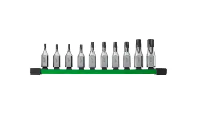 Skrutkovacie bity 3/8" TORX T20 ÷ T60 Milwaukee 4932480564 na koľajnici (Sada 10 dielov) (MI4932480564)