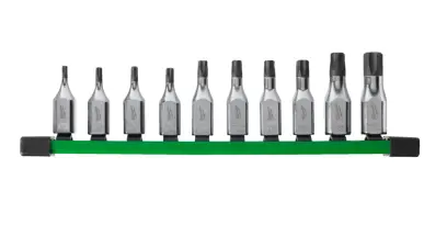 Šroubovací bity 3/8" TORX T20 ÷ T60 Milwaukee 4932480564 na kolejnici (Sada 10 dílů) (MI4932480564)