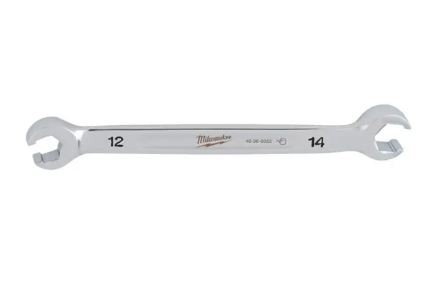 Oboustranný polootevřený plochý klíč Milwaukee 12 mm x 14 mm, 4932480629