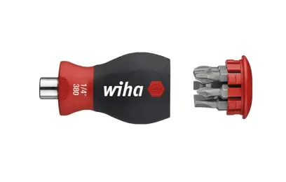 Skrutkovač Stubby 1/4" Multitool 3801 so zásobníkom bitov (Sada 7 dielov) (WIHA33736)