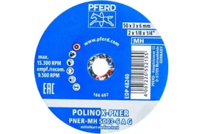 Netkané brusné kotoučky POLINOX 50 mm Pferd PNER-MH 5003-6 A G (PF4007220496466)