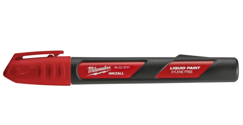 Akrylový značkovač Inkzall Milwaukee červený (MI4932492143)