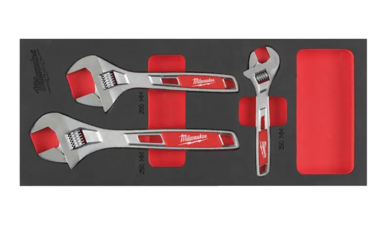 Pěnová vložka s stavitelnými klíči Milwaukee 4932492397 (Sada 3 dílů) (MI4932492397)
