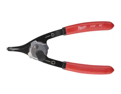 Kleště na pojistné kroužky Milwaukee 4932492488 - zahnuté 45°, malé (MI4932492488)