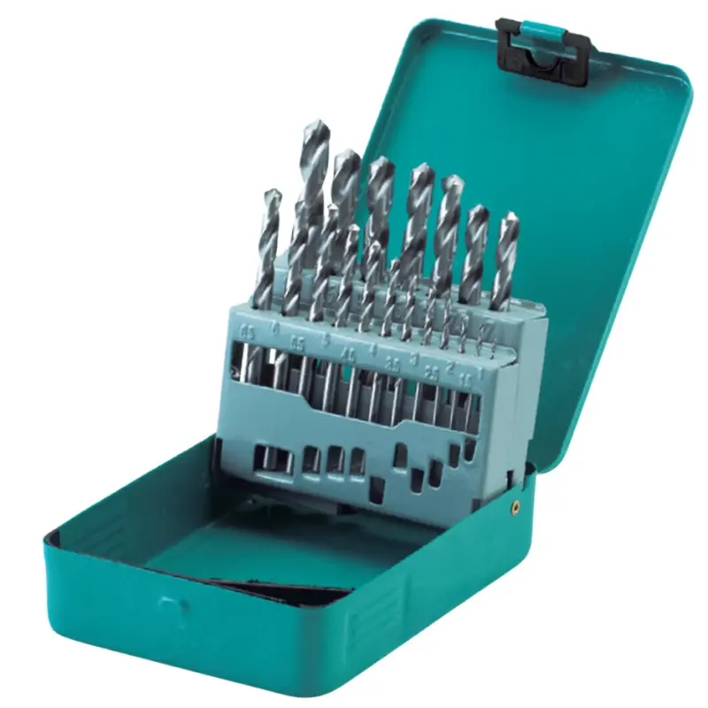 Spirálové vrtáky HSS-R pr. 1 ÷ 13 mm DIN 338 vybrušované HSS Tools 1044-1025 (Sada 25 dílů) (HSS1044-1025)