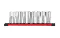 Nástrčné hlavice 3/8" šesťhran 5/16 ÷ 7/8" Milwaukee 4932492510 - chrómované, predĺžené, palcové (Sada 10 dielov) (MI4932492510)