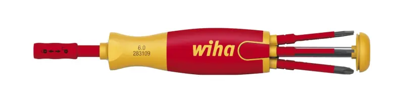 Šroubovák se zásobníkem nástavců Wiha 38613 LiftUp electric (Sada 7 dílů) (WIHA38613)