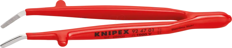 Univerzální zahnutá pinzeta 148 mm Knipex 92 47 01 VDE do 1000 V (K 92 47 01)