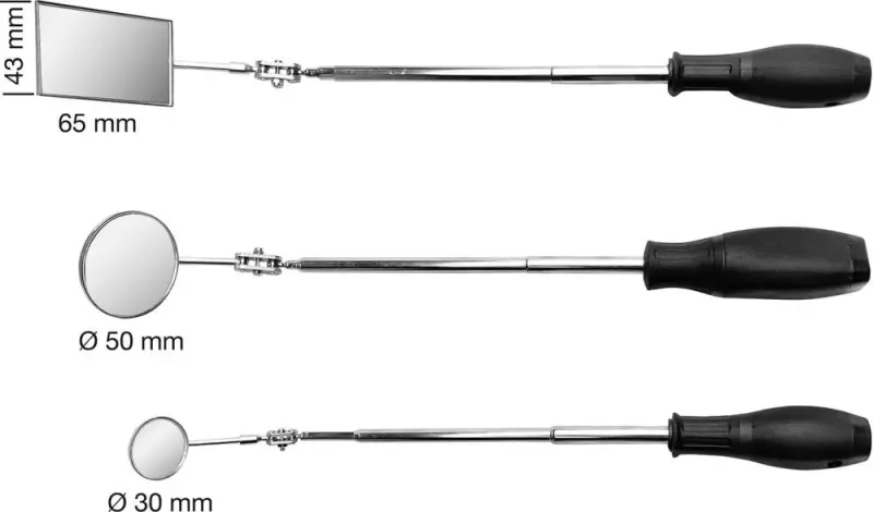 Sada inspekčních zrcátek 3dílná