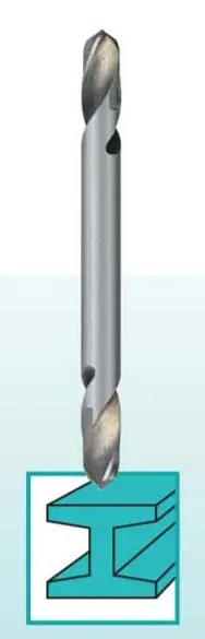 vrták oboustranný HSS, broušený 4.9mm (HSS1100-1049)